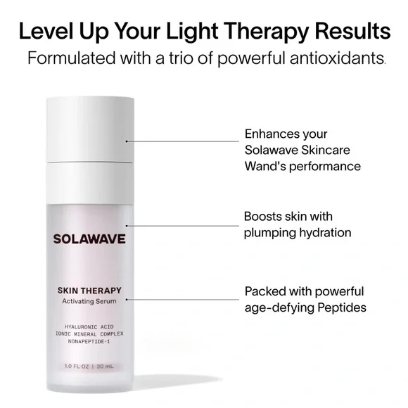 $8❤️‍🔥 ONLY 1! Solawave Skin Therapy Activating Serum for Skincare Wands 2PK - Picture 3 of 8